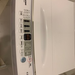 洗濯機　Hisense4.5Kg 2021年製の画像