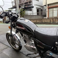 スズキ GN125H 機関良好 125cc 外装仕上げ済 始動動画あり有りの画像
