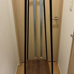 高さ150cmのハンガーラック設置らくらく！の画像