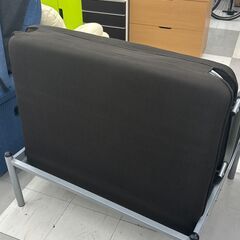 ★リユースのサカイ千葉中央店★  折り畳みベッド ブラウン H42-94×D92-201×W98 クリーニング済み TC4936の画像