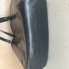 ヒロフ トートバッグ レザー 　ダークネイビーの画像