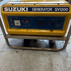 発電機　スズキ SV 1200の画像