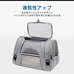 ペットキャリー 黒の画像