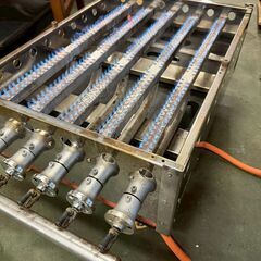 業務用 焼き菓子機 LPガス用 どら焼き機 5バーナー 動作確認済 銅板 厨房 厨房機器 店舗 店舗用品 ガス機器 焼き機 動作確認済 Y2310の画像