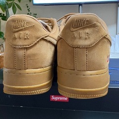 【美品】supreme nike air force 1 low wheat エアフォースワンの画像