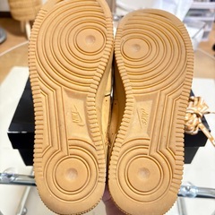【美品】supreme nike air force 1 low wheat エアフォースワンの画像