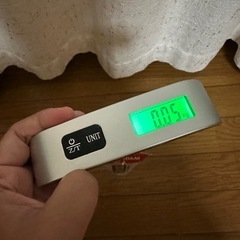 手荷物や握力に！ポータブルスケール 50kgまで 測定器 計測器の画像