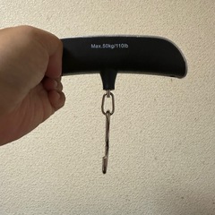手荷物や握力に！ポータブルスケール 50kgまで 測定器 計測器の画像