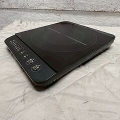 アイリスオーヤマ IHコンロ IHK-T37-B 動作確認済 2022年製 美品 1400W 取扱説明書付き 150-200℃まで 卓上コンロ Y2311の画像