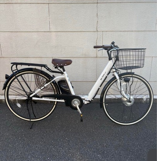 電動自転車ホワイト