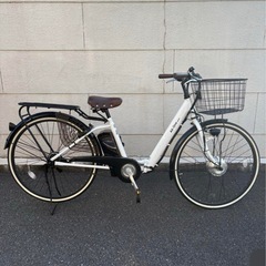 電動自転車ホワイトの画像