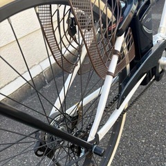 電動自転車ホワイトの画像