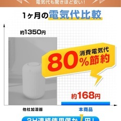 【新品未使用】大容量加湿器　除菌の画像