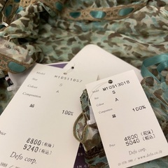 セットアップ下着 シルクの画像
