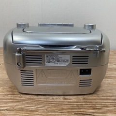 YAMADASELEC CDラジオカセットレコーダー シルバーの画像