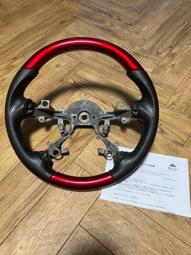 レアル　REAL ステアリング　前期デリカD5用