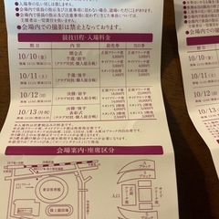 （新体操）イオンカップ2025 スタンドS席 2枚の画像