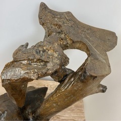 インテリア装飾 自然の形状 木アート流木オブジェ　高さ50cmの画像