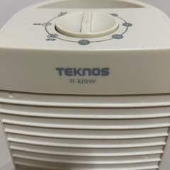 TEKNOS（テクノス）タワー扇風機 TF-820(W) 2017年製の画像