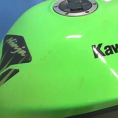 KAWASAKI ニンジャ250R 緑 エンジン始動動画 自賠責保険で乗れます 半額配送キャンペーン 現状渡し諸経費￥0- 横浜 P-Yardの画像