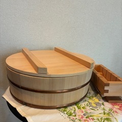 🌹箱付き　寿司桶と押し寿司キットのセット🌹の画像