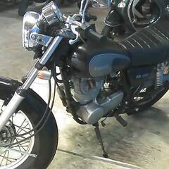YAMAHA SR400-2 黒/グレー 車検残R9/7 エンジン始動動画 名変で乗れます 半額配送キャンペーン 現状渡し諸経費￥0- P-Yardの画像