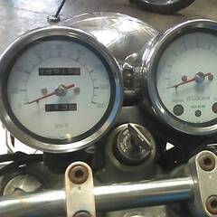 YAMAHA SR400-2 黒/グレー 車検残R9/7 エンジン始動動画 名変で乗れます 半額配送キャンペーン 現状渡し諸経費￥0- P-Yardの画像