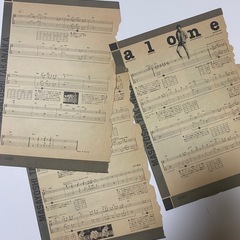 高中正義　楽譜　alone 希少資料　コレクションの画像