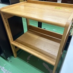 【ドリーム川西店御来店限定】☆ジモティー見たよ♪割引☆天然木デスク&チェア／クリーニング済み【99560000029287】【99560000029288】の画像