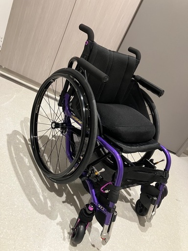 オーエックス　車椅子　スポーツタイプ　ブルーメタリック　車いす　車イス