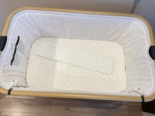 hzdmjベビーベッドベージュ