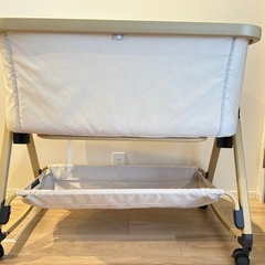hzdmjベビーベッドベージュの画像