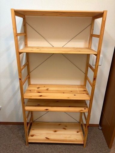 無印良品パイン材ユニットシェルフ