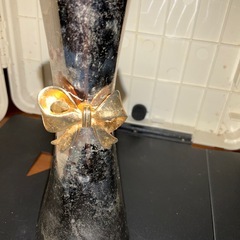 リボン付き一輪挿しの画像