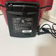 【動作良好】SHARP ヘルシオ ホットクック KN-HT99B-R（1.6L・赤）／神田駅近くの画像