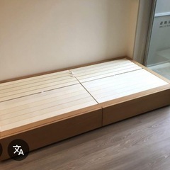 収納付きベッドの画像