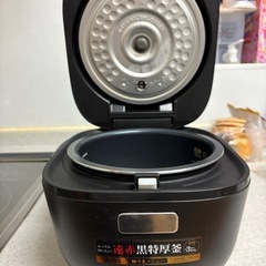 TIGER  炊飯器　黒特厚釜の画像
