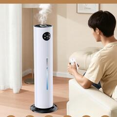 加湿器❣️8L 大容量 超音波式 3段階加湿量調節 空気清浄機能付き 乾燥対策の画像