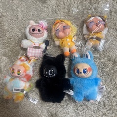 ラブブ ラフフ ぬいぐるみキーホルダーの画像