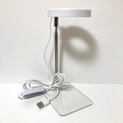 植物育成ライト フルスペクトル スタンド付き LED 調光4段階 USB自動タイマー 高さ調節可能 観葉植物 成長 太陽光 自然光の画像