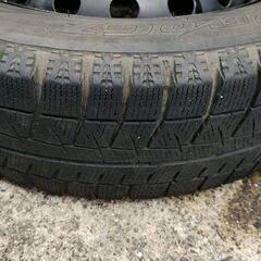 配達可能 スタッドレスタイヤ　155/65R13 ホイールセット　13インチ　4本　冬タイヤの画像