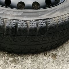 配達可能 スタッドレスタイヤ　155/65R13 ホイールセット　13インチ　4本　冬タイヤの画像