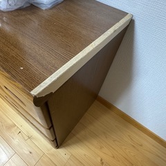 テレビ台 　木材の画像