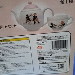 ミッキー&フレンズバレンタインティーポットセットの画像