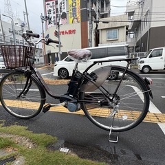 中古 27㌅5段変速Panasonic電動アシスト自転車 8.9Ah 大阪