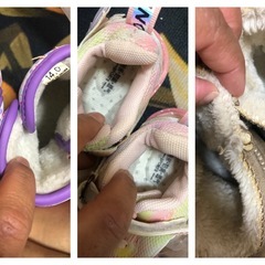 キッズ冬用のブツと靴の画像