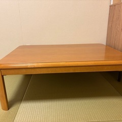 ローテーブル+シングルマットレスの画像