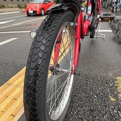 中古20インチ Panasonic電動アシスト自転車　8Ah 大阪の画像