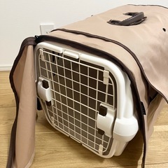 ペット　キャリーM　カバー付きの画像