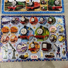 トーマス・のりもの パズル(収納ファイル付🌼)の画像